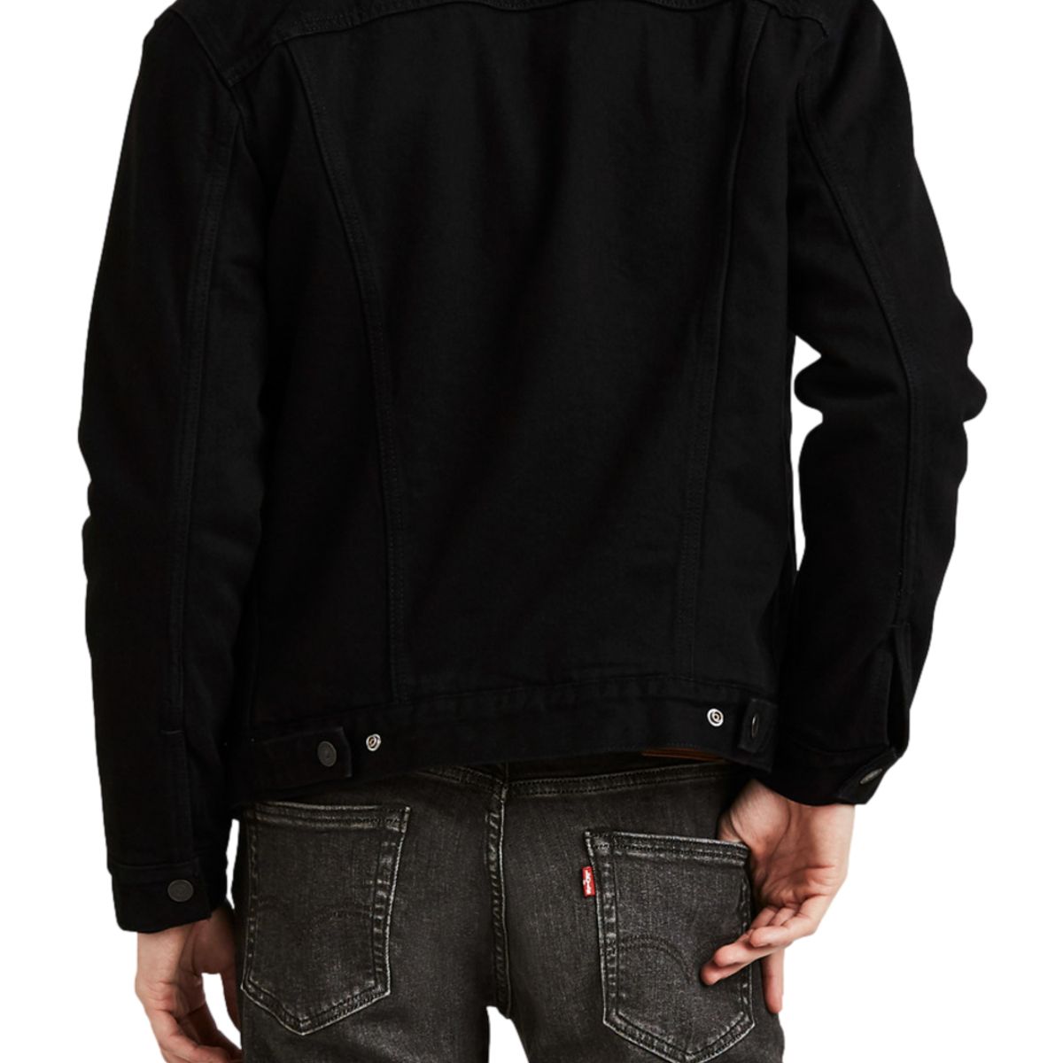 LEVIS - Chaqueta Hombre Regular Fit Sherpa Negro Levis