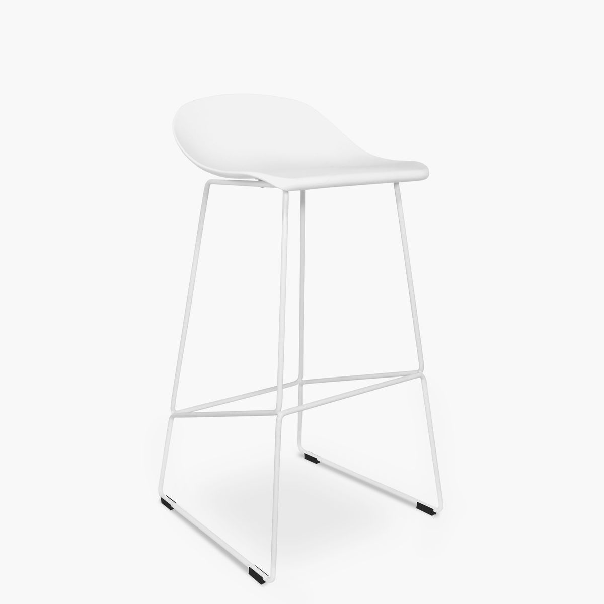 FORM DESIGN - Taburete Piso Bar Klein Blanco Form