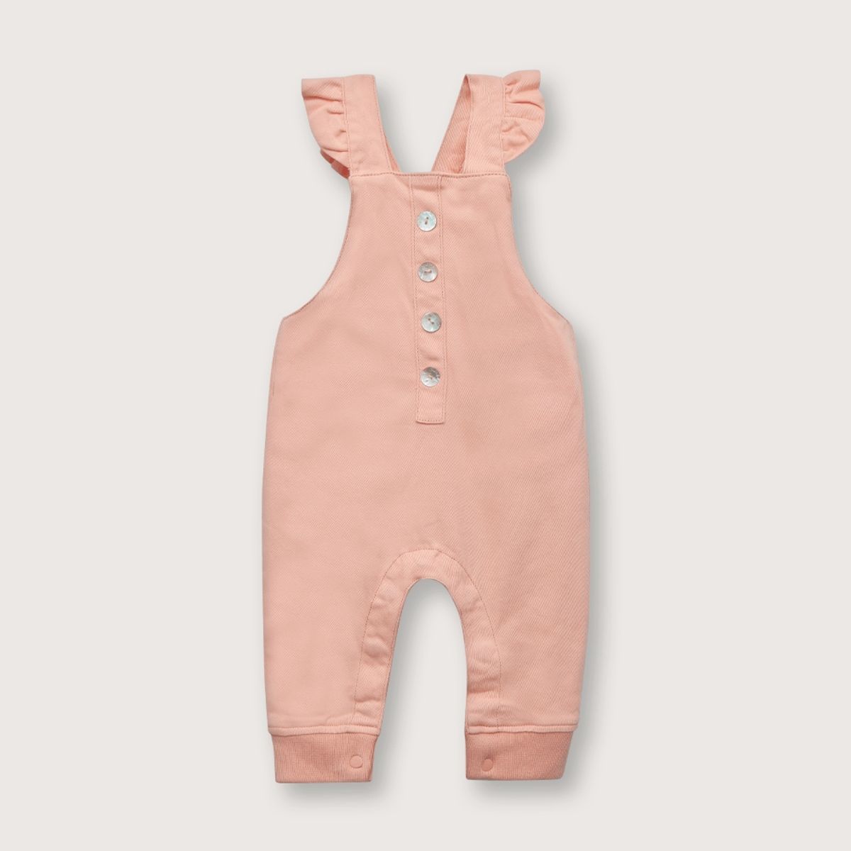 OPALINE - Jardinera de niña damasco (recién nacido a 9 meses)