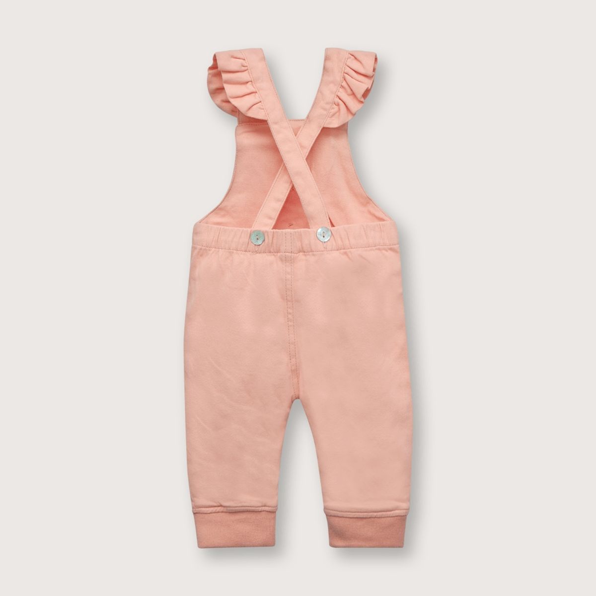 OPALINE - Jardinera de niña damasco (recién nacido a 9 meses)