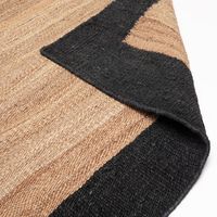 Alfombra Yute Nubia 200x300 Negro Form