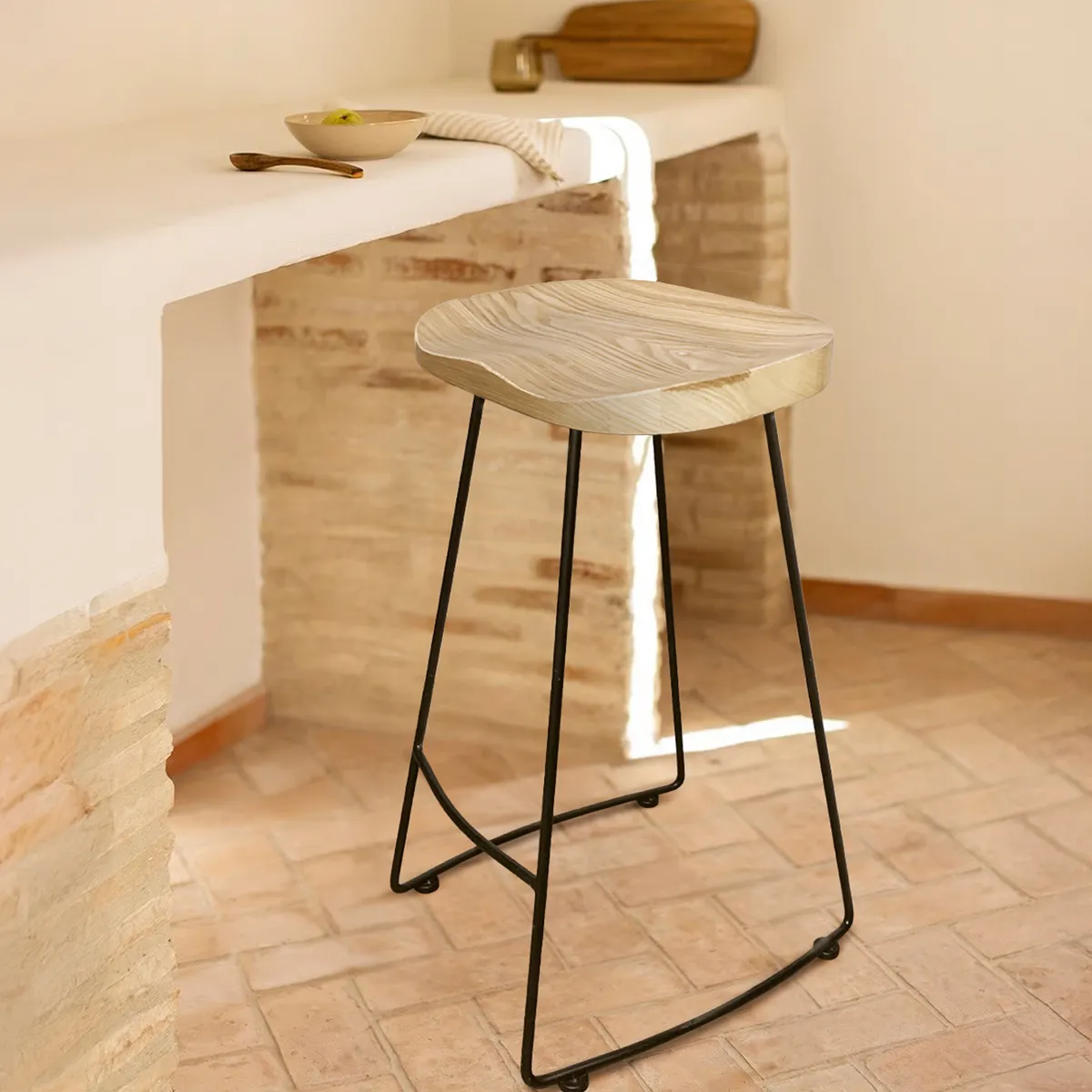 FORM DESIGN - Taburete Medio 66 Madera City Natural Form