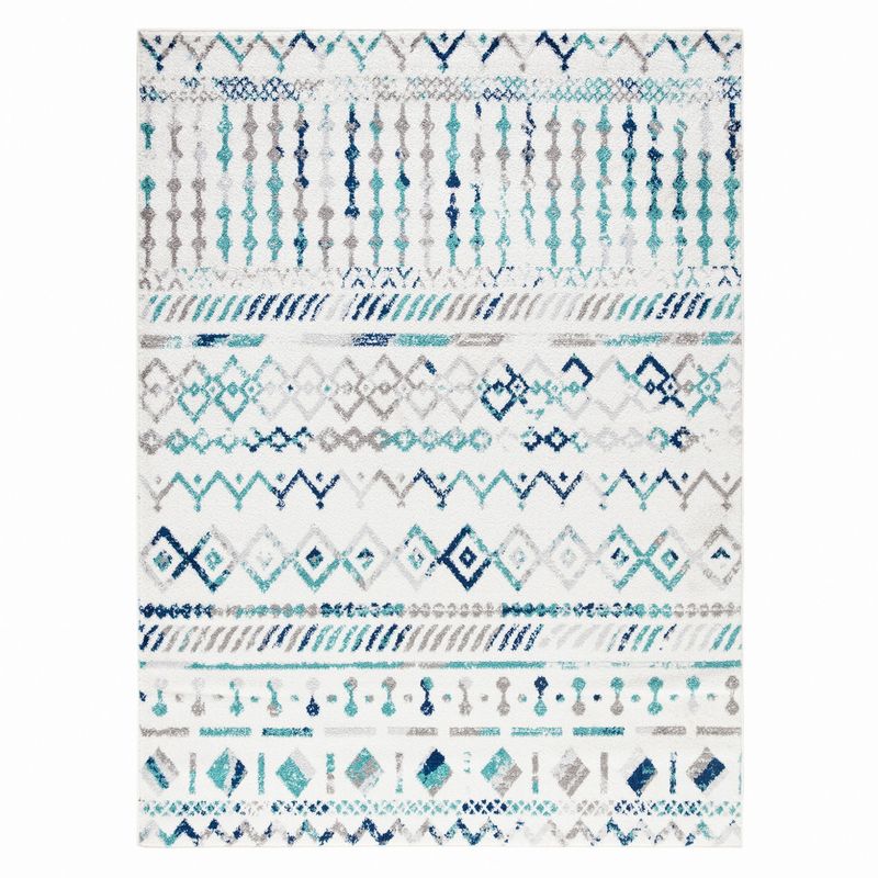 MODA ALFOMBRAS - ALFOMBRA PHOENIX AZUL 300 cm * 400 cm