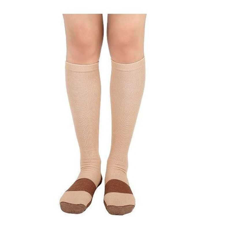 GENERICO - 3 Pares de Calcetines Medias Compresion Gruaduada Con Fibra De Cobre