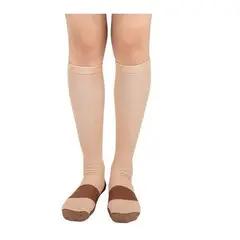 GENERICO - 3 Pares de Calcetines Medias Compresion Gruaduada Con Fibra De Cobre