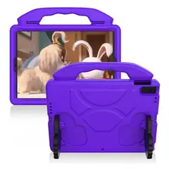 GENERICO - Funda De Niños Anti-golpes Para iPad 7ma 8va 9na Gene 10.2 Morado