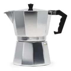 TIGER - CAFETERA ITALIANA DE ACERO INOXIDABLE 3 TAZAS
