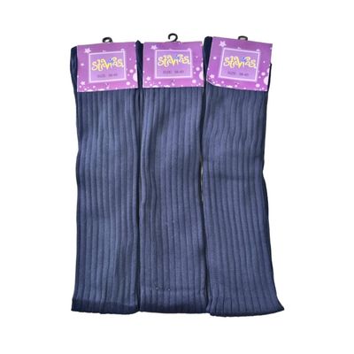 Imagen 2 del producto Pack 3 Calcetines Bucaneras Algodon Escolar Extra Larga