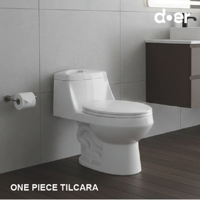 Imagen 2 del producto WC One Piece Tilcara Certificado 4 y 6 litros descarga a Piso distancia 30cm blanco