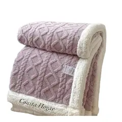 GENERICO - Frazada de Plush con Chiporro, 2 plazas