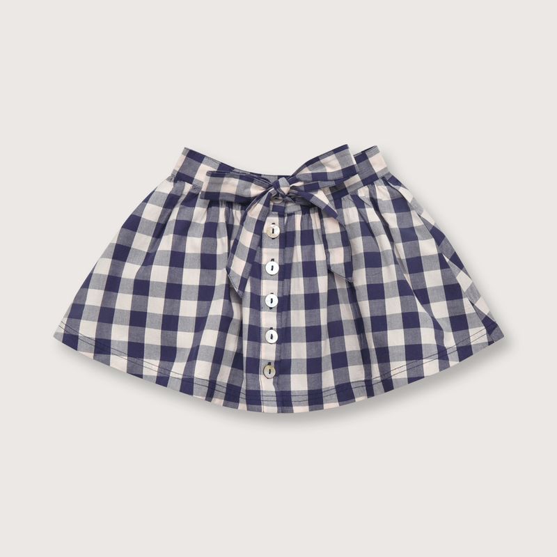 OPALINE - Falda de niña navy (6 meses a 4 años)