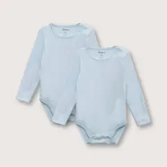 OPALINE - Body de bebé niño pack de 2 bodies (prematuro a 2 años)
