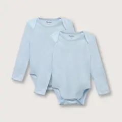 OPALINE - Body bebé niño pack de 2 americano (prematuro a 2 años)