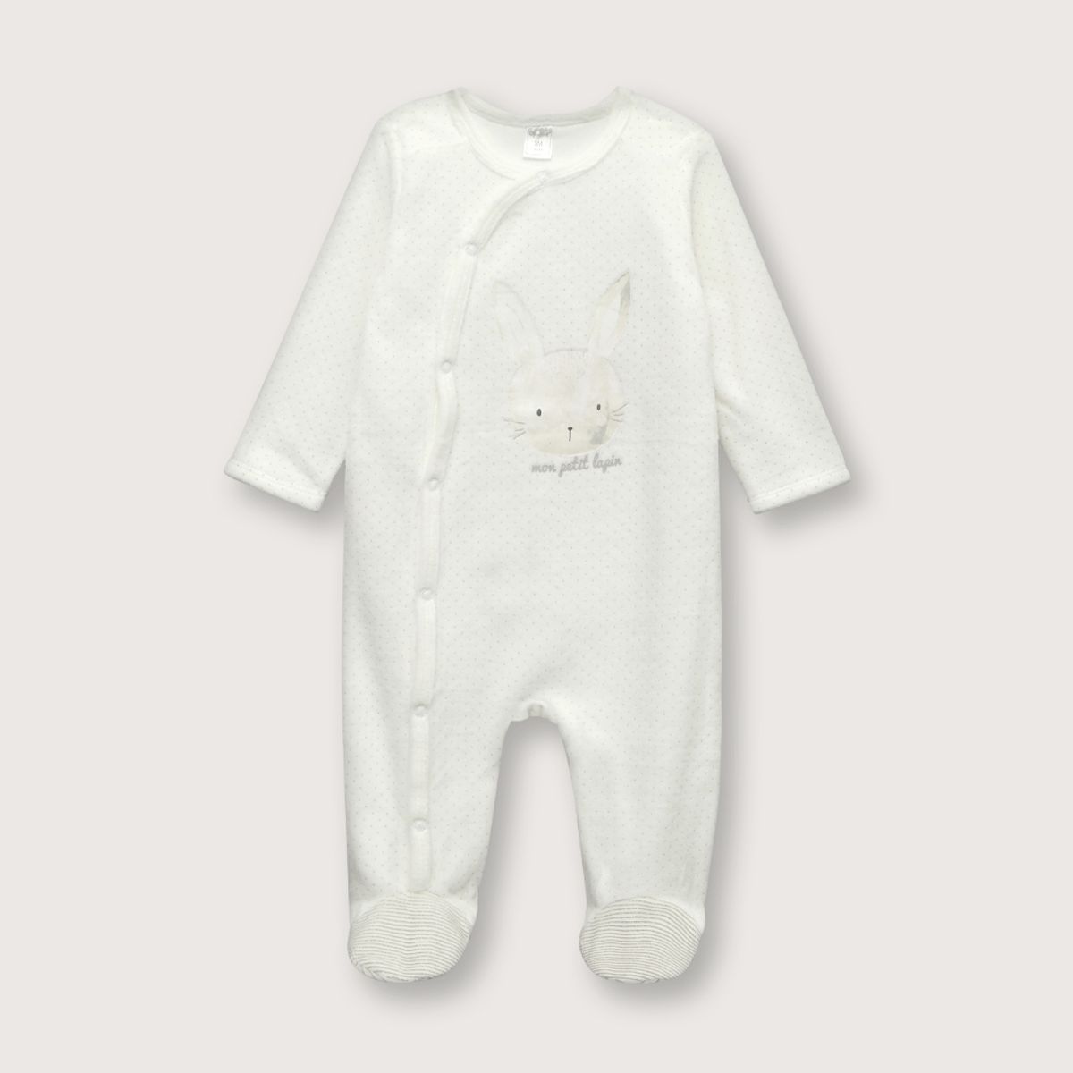 OPALINE - Osito Unisex bebé Blanco 37073 Opaline