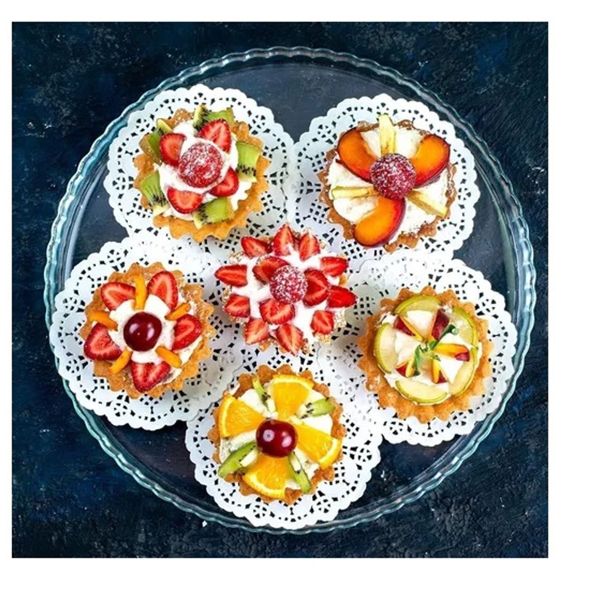 Pasteleria - Pack 12 Moldes Tartaleta Desmontable Tarta Individual 10,5cm