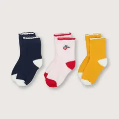 OPALINE - Pack calcetines de niña rosado (06M a 6A)