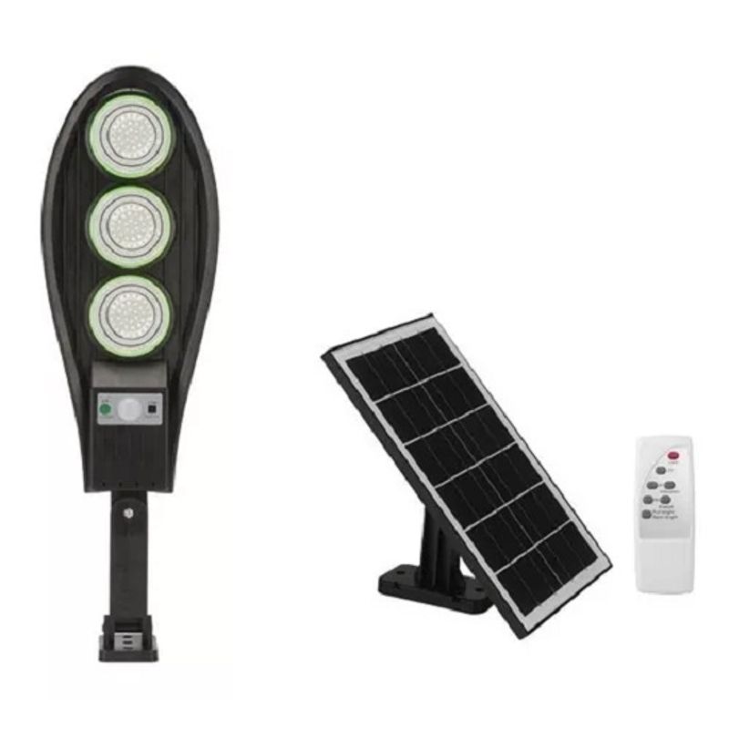GENERICO - Foco Led Solar 150w Sensor Movimiento Panel Control Remoto 220026