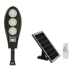 GENERICO - Foco Led Solar 150w Sensor Movimiento Panel Control Remoto 220026