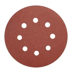TOTAL TOOLS - 5 Disco Lija Para Pulir 150mm Velcro Grano Variado
