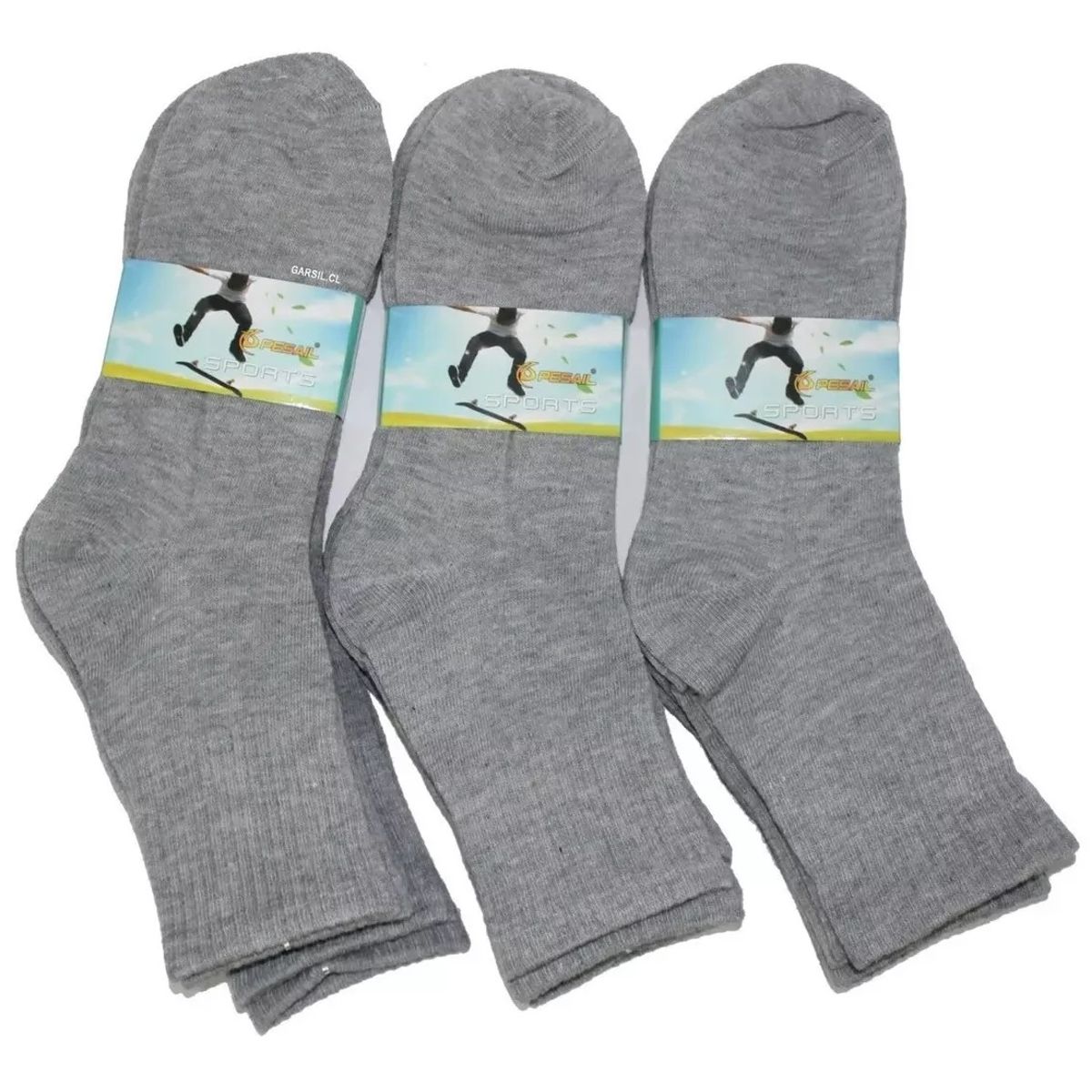 GARSIL - 12 Pares De Calcetines Juveniles Para Niños De Algodón - Docena