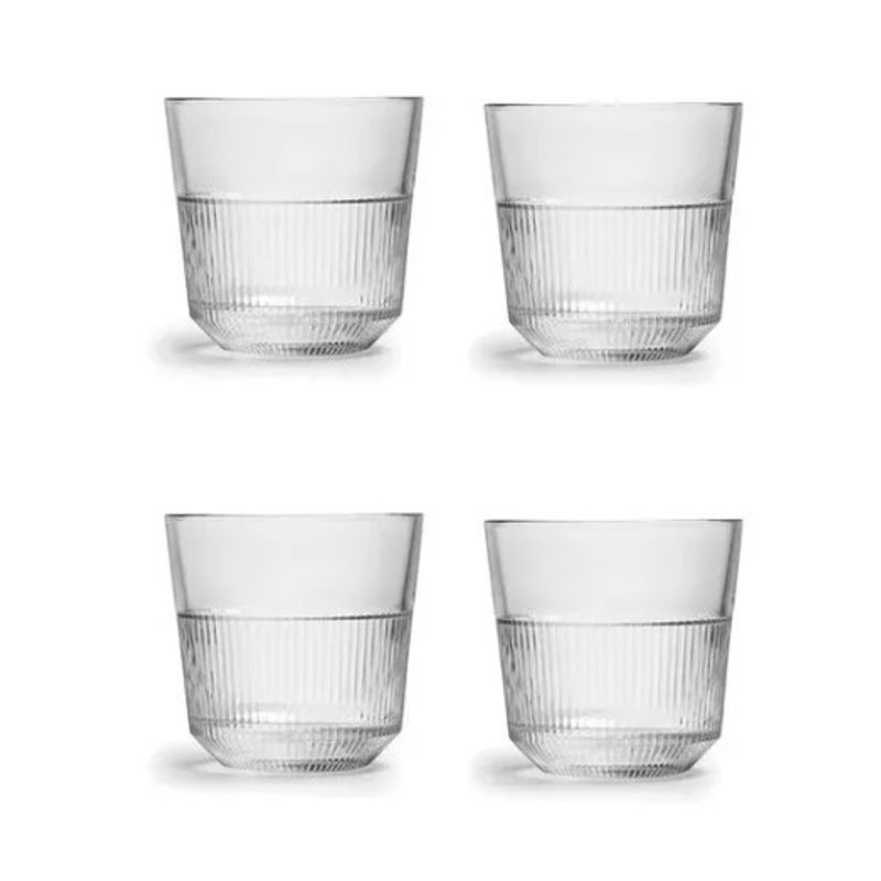 LIBBEY - SET 4 TAZAS AMERICAN COFFEE LOVERS