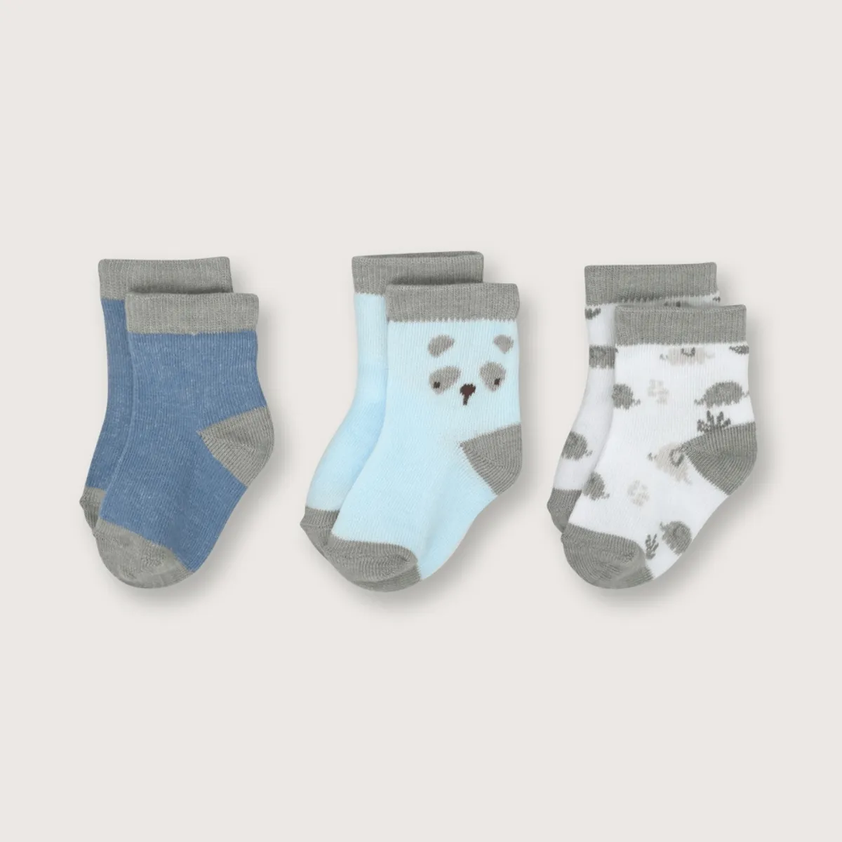 OPALINE - Pack calcetines de niña celeste (0M a 09M)