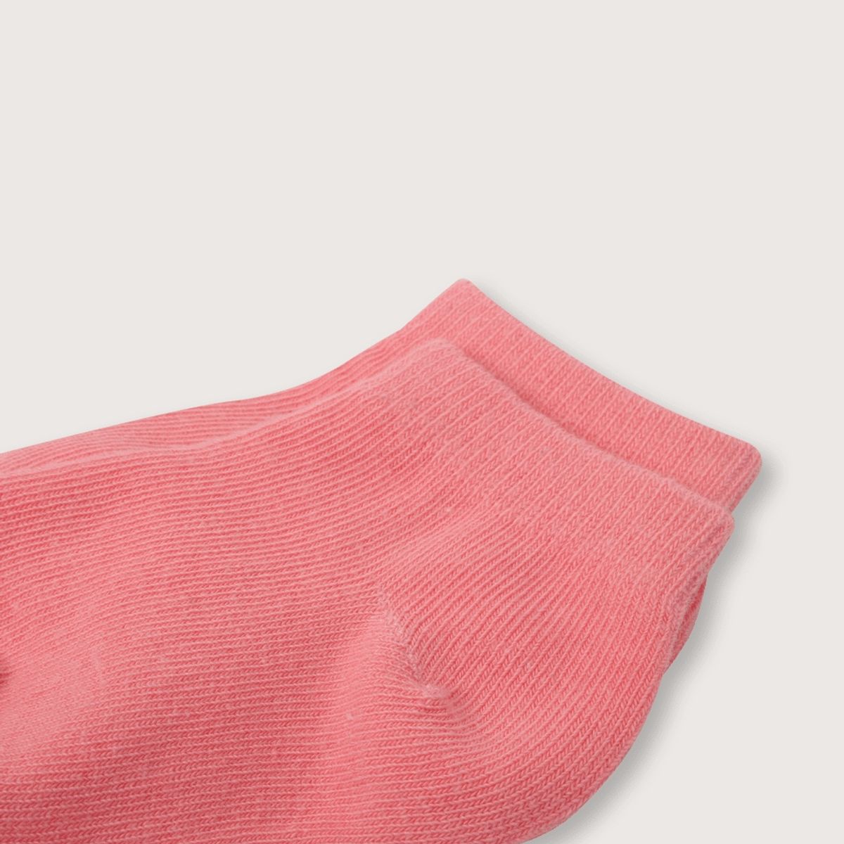 OPALINE - Calcetines de niña corto rosado (6 meses a 6 años)