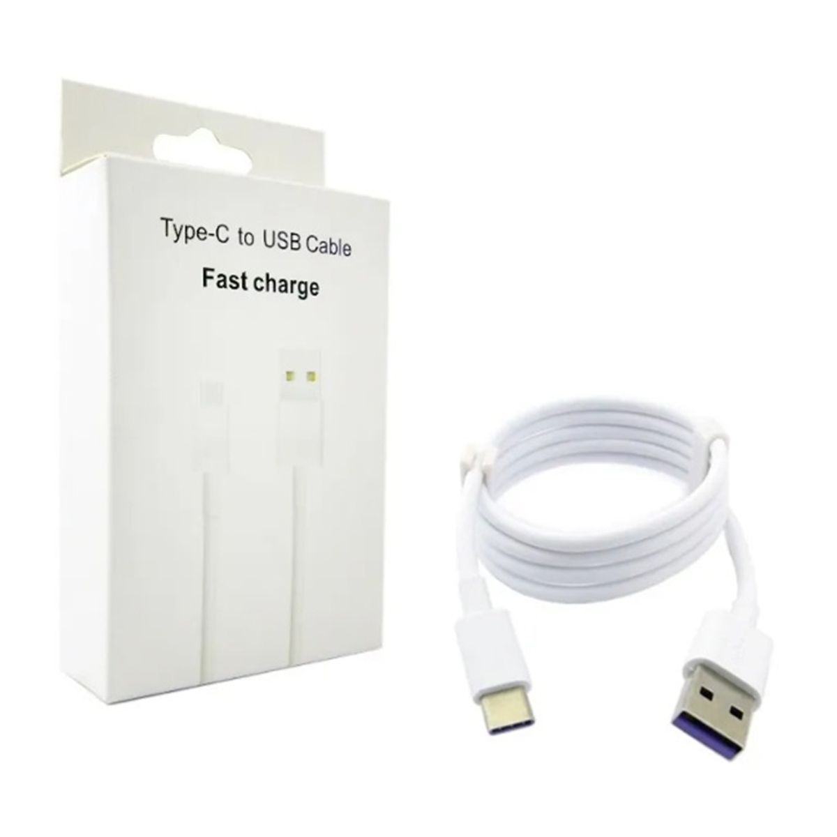 GENERICO - Cable Cargador y datos USB Tipo C de 1 Metro para Samsung Xiaomi