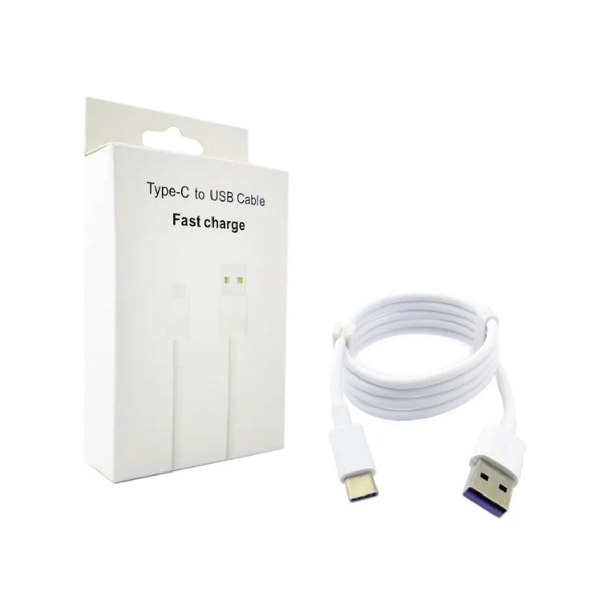 GENERICO - Cable Cargador y datos USB Tipo C de 1 Metro para Samsung Xiaomi