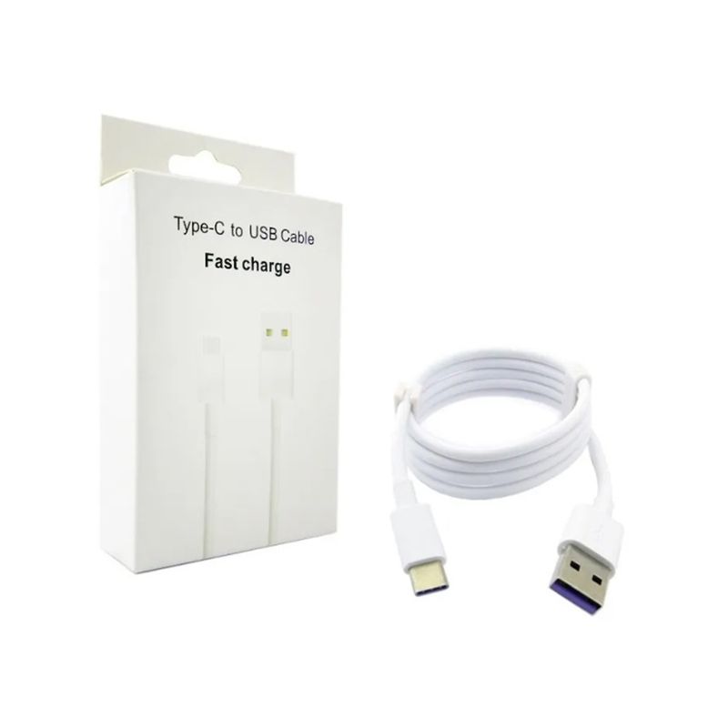 GENERICO - Cable Cargador y datos USB Tipo C de 1 Metro para Samsung Xiaomi