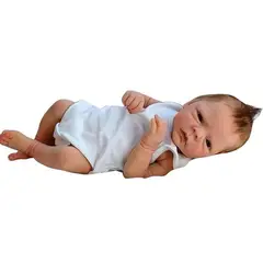 LIANYUN - Muñeca bebe reborn vinilo de silicona juguetes para 46cm