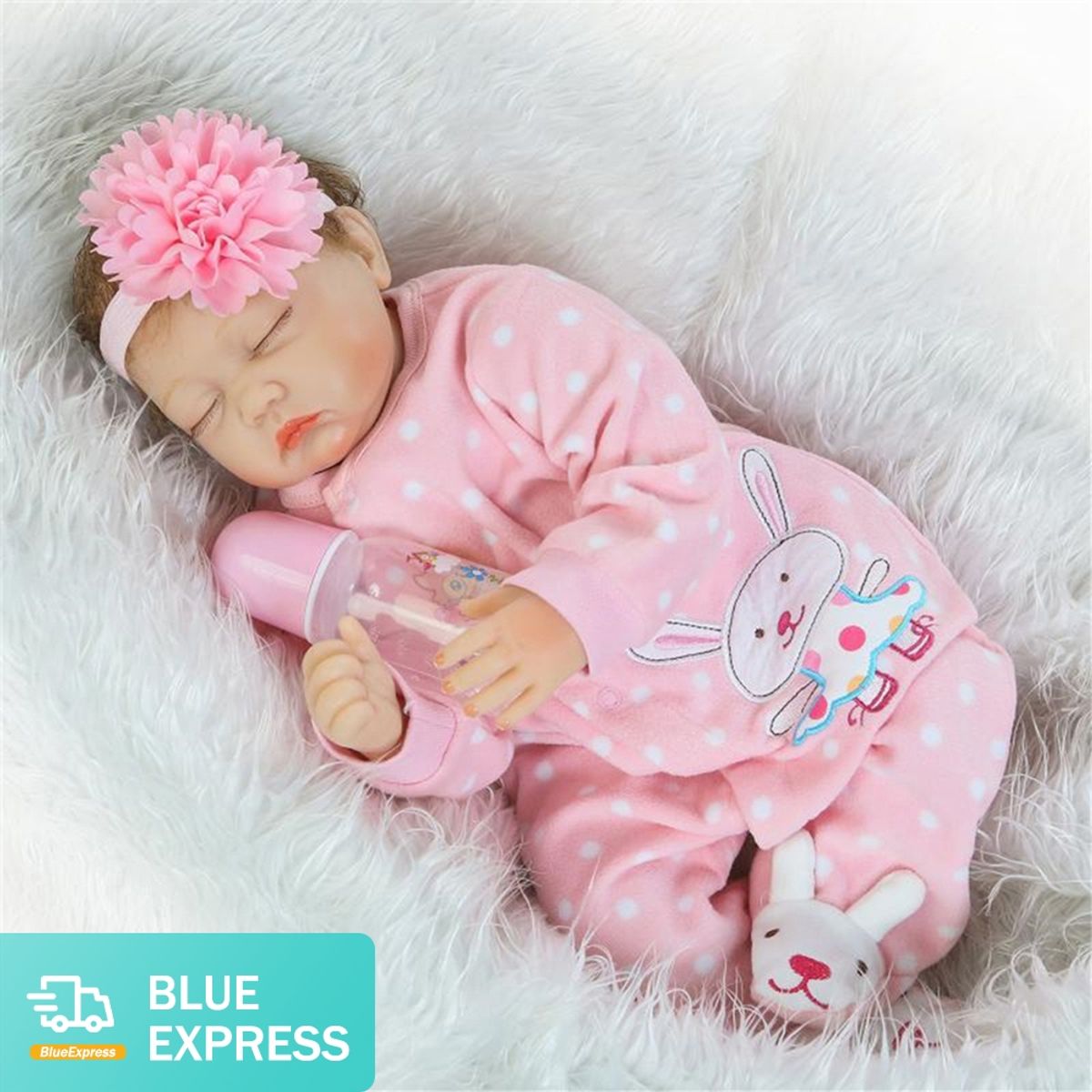 LIANYUN - Muñeca bebe reborn vinilo de silicona juguetes para 55cm