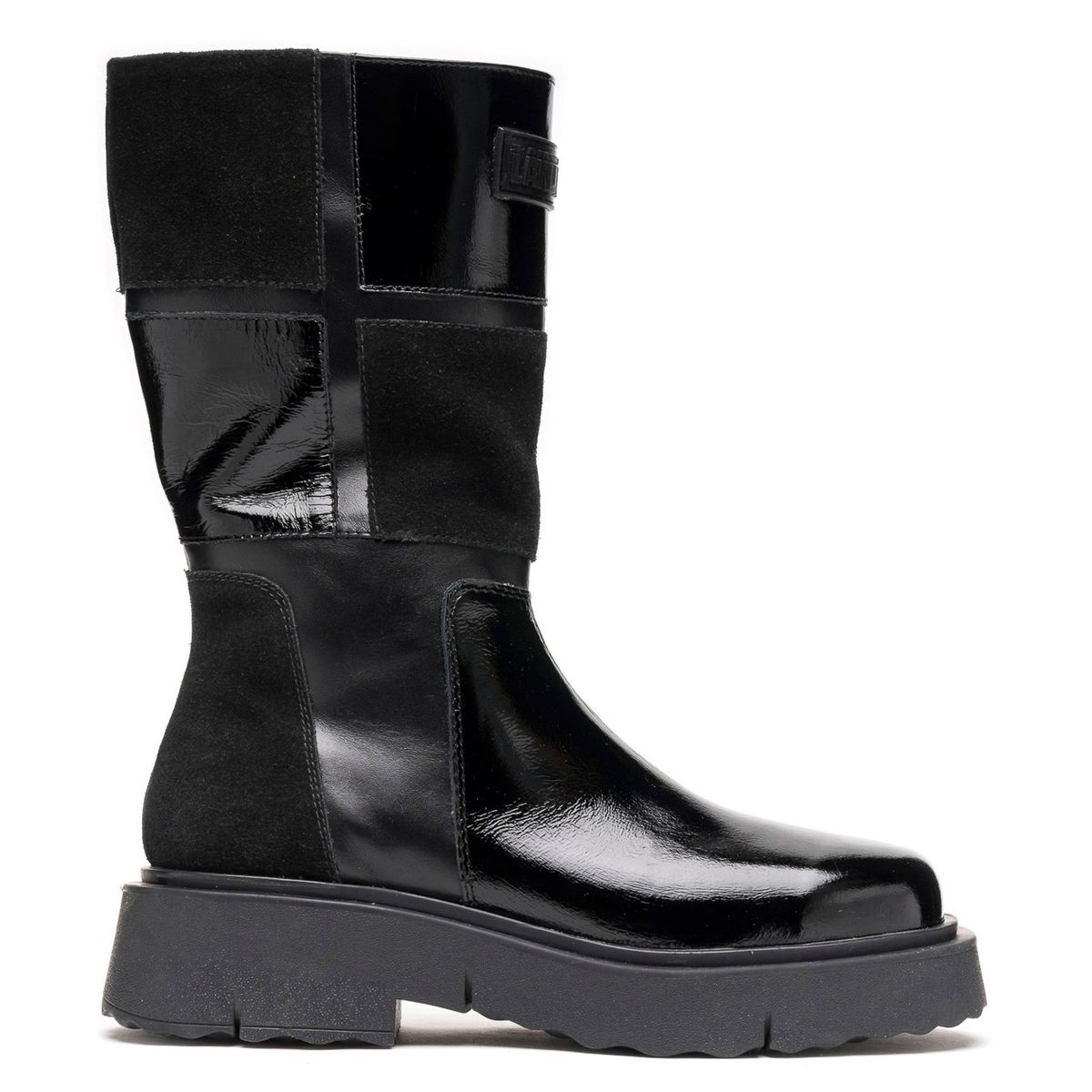 LANDAZURI - Bota Cuero Rea Negra Landazuri