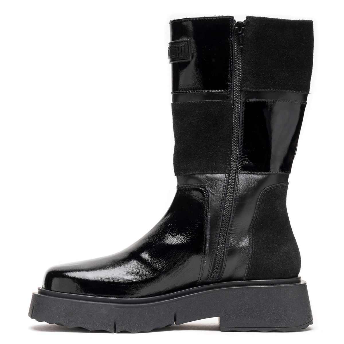 LANDAZURI - Bota Cuero Rea Negra Landazuri