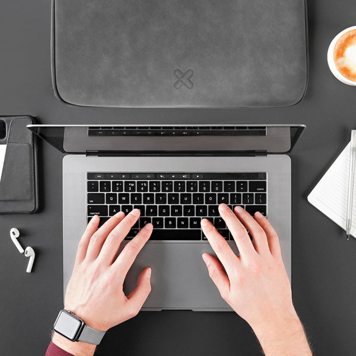 KLIP XTREME - Funda Notebook Klip Xtreme KNS-220 - Cafe