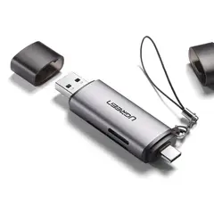 UGREEN - Lector de Tarjetas USB-C + USB-A a TF/SD 3.0
