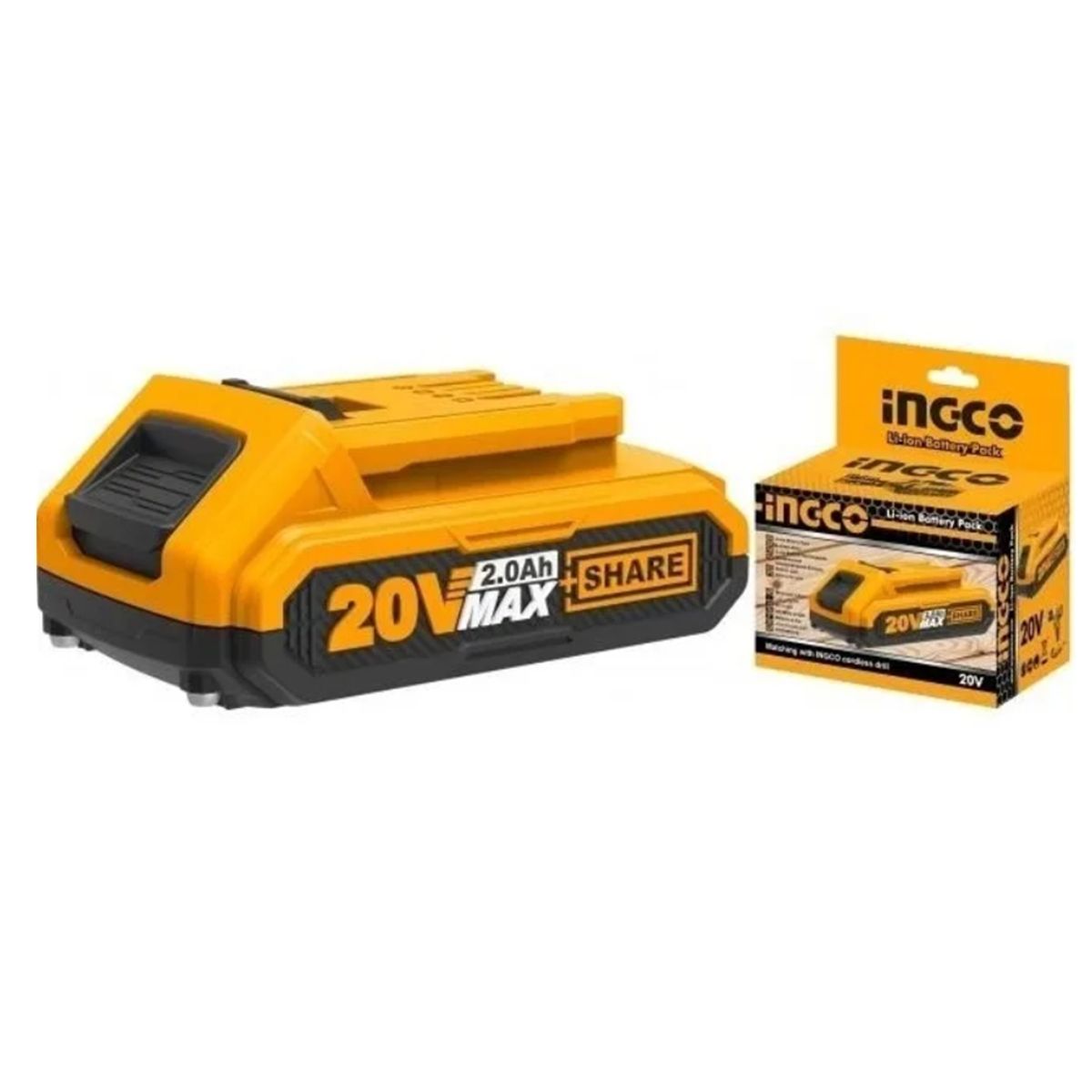 INGCO - Batería Litio-ion 20v 2ah Ingco Fbli20011