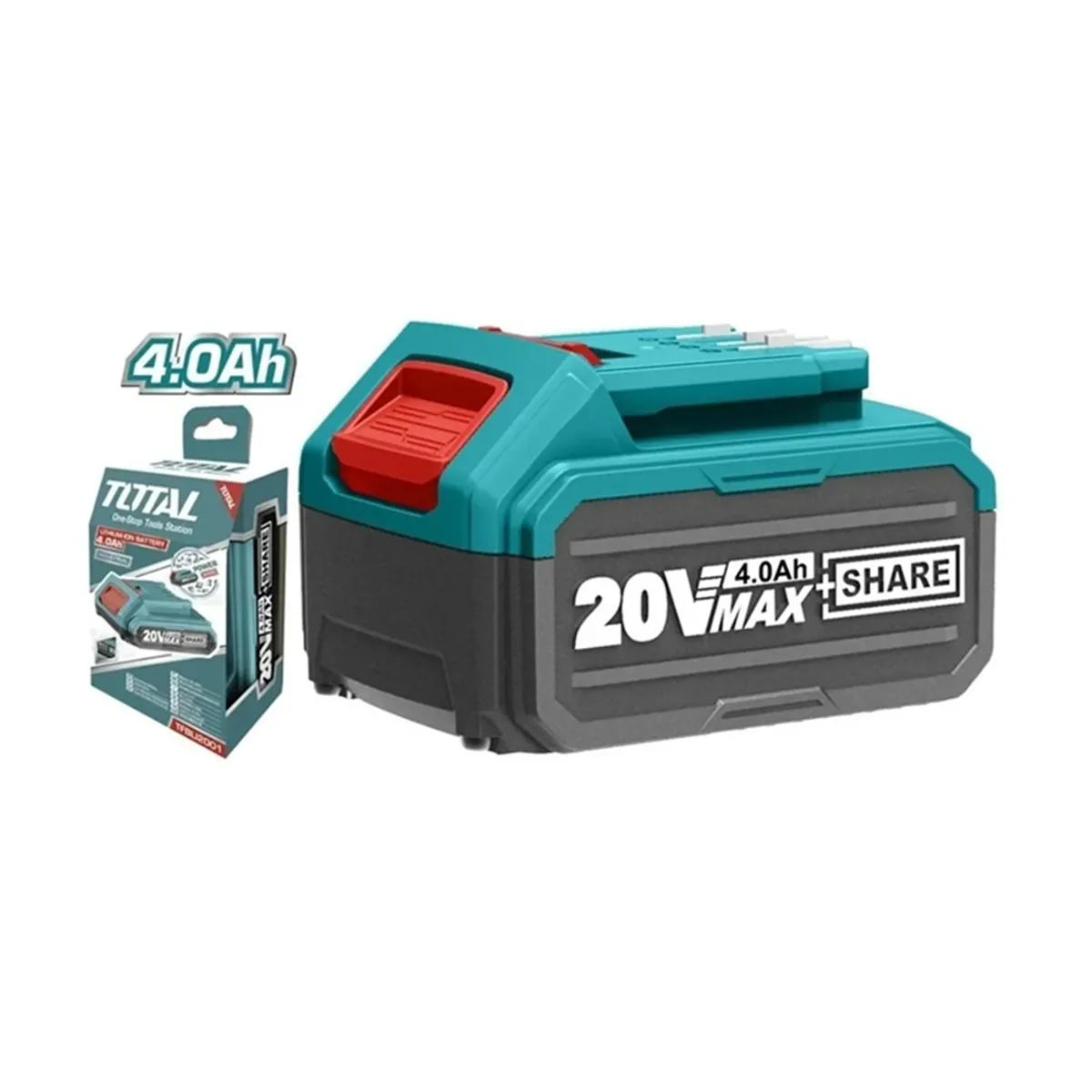 TOTAL TOOLS - Batería De Litio-ion 20v 40ah Total Tfbli2002