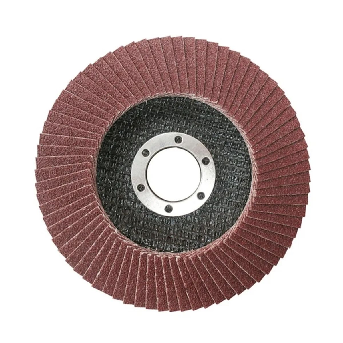 TOTAL TOOLS - Pack 5 Disco Flap Lija Pulir Traslapado Laminado Metal grano 60