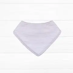 OLIVER & CLARA - Babero algodón bandana listado beige