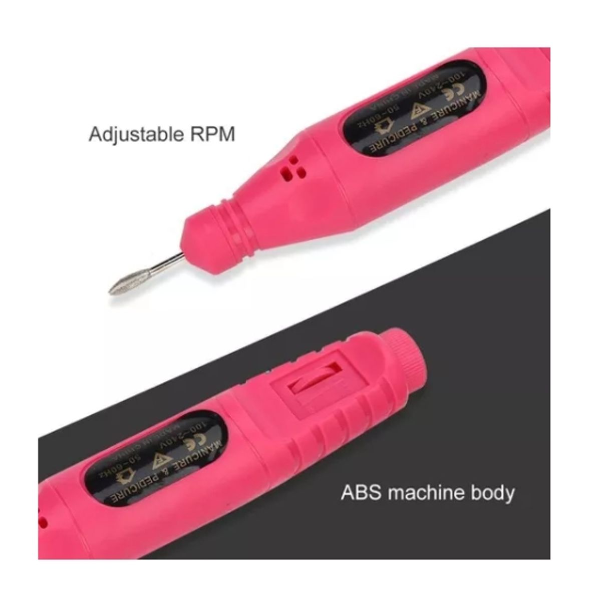 ESHOPANGIE - Torno Profesional Para Manicure Y Pedicure De Uñas Fucsia