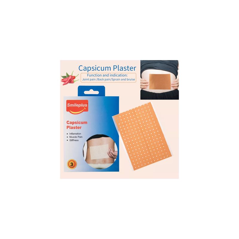 GENERICO - Pack 3 Parches 12cm X 18cm Para Dolores Golpes Y Moretones