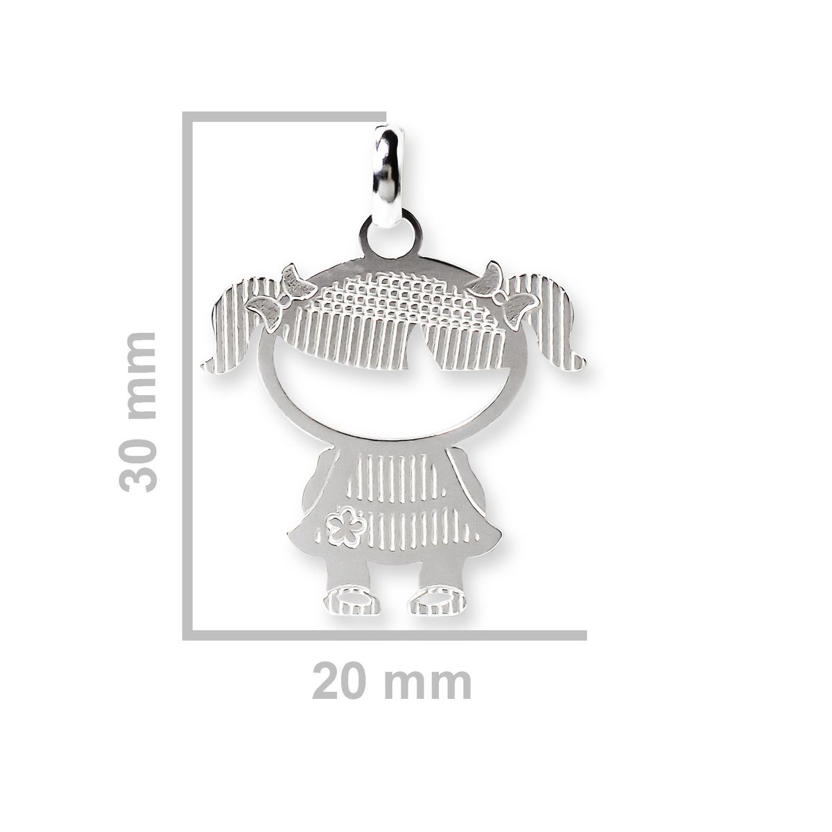 COGGIOLA - Colgante Niña Plata Fina 925