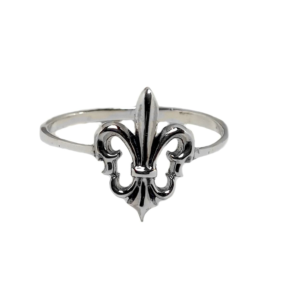 COGGIOLA - Anillo Flor De Lis Plata Fina 925