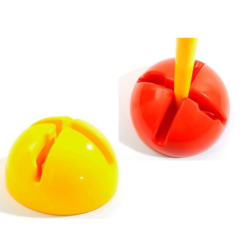 GENERICO - Base Plastica Para Vara Anillos Para Entrenamiento Agilidad