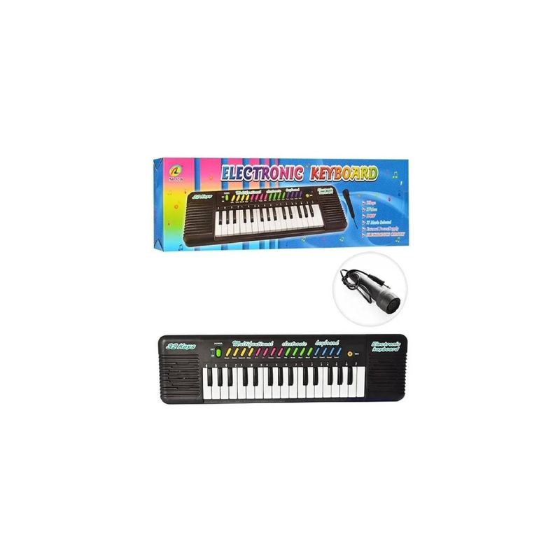 GENERICO - Teclado Musical Electrónico Infantil Con Micrófono 32 Teclas