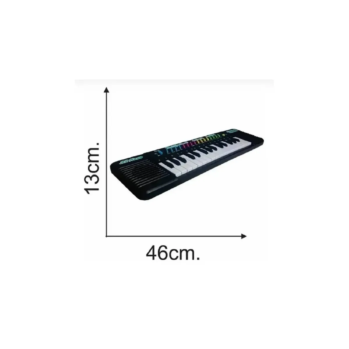 GENERICO - Teclado Musical Electrónico Infantil Con Micrófono 32 Teclas