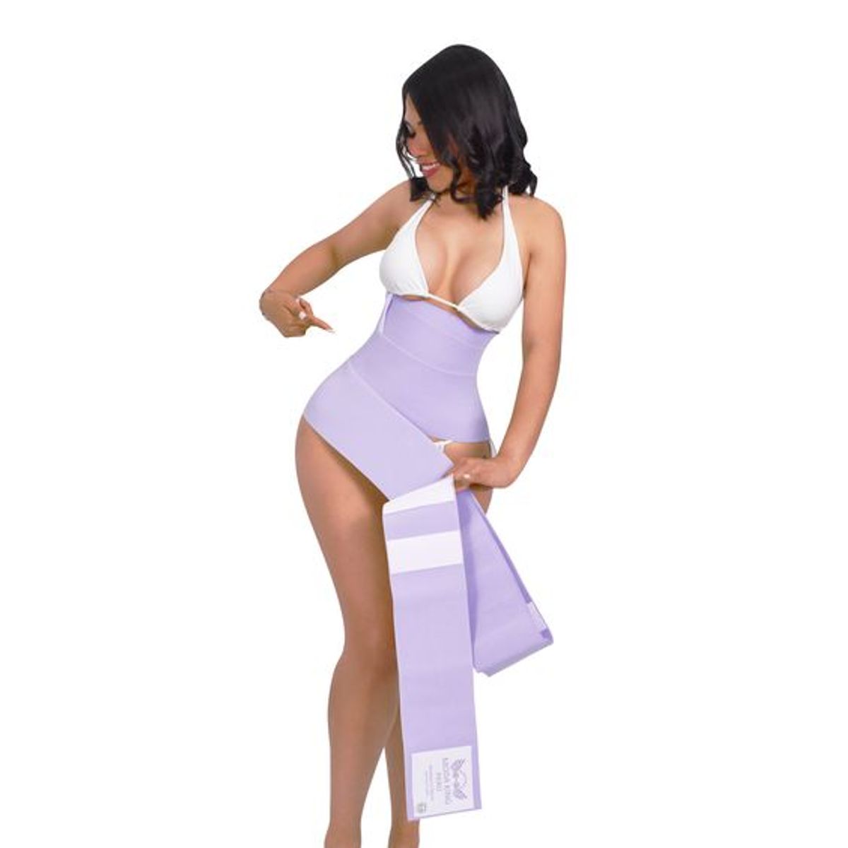 LEILA CALDERON - Cinta Invisible Faja Reloj De Arena Original