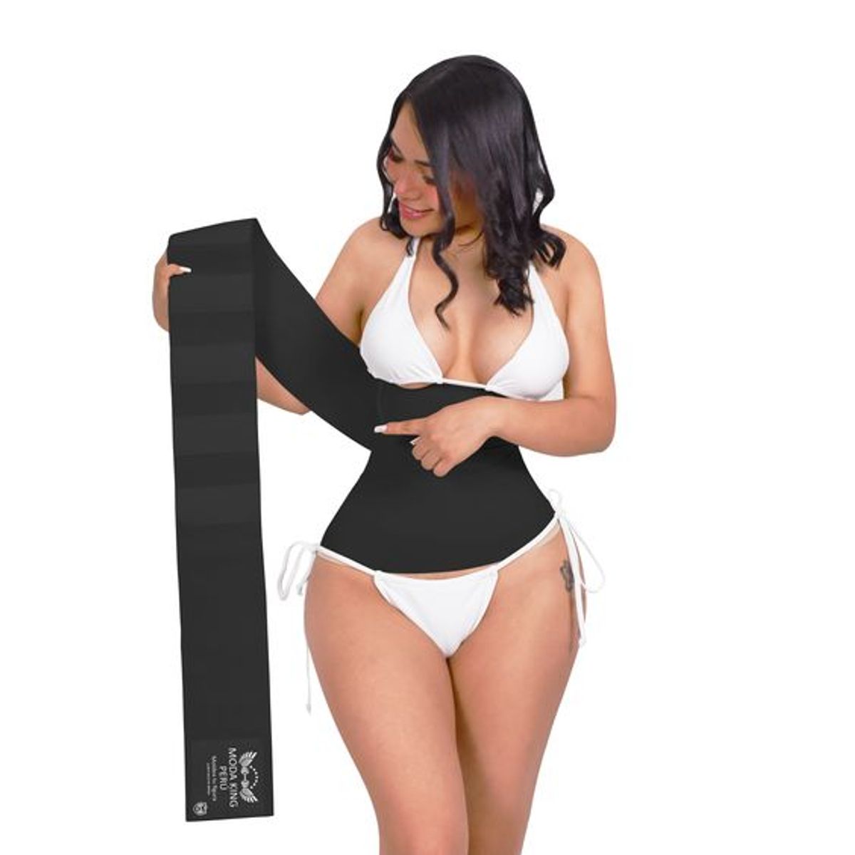 LEILA CALDERON - Cinta Invisible Faja Reloj De Arena Original