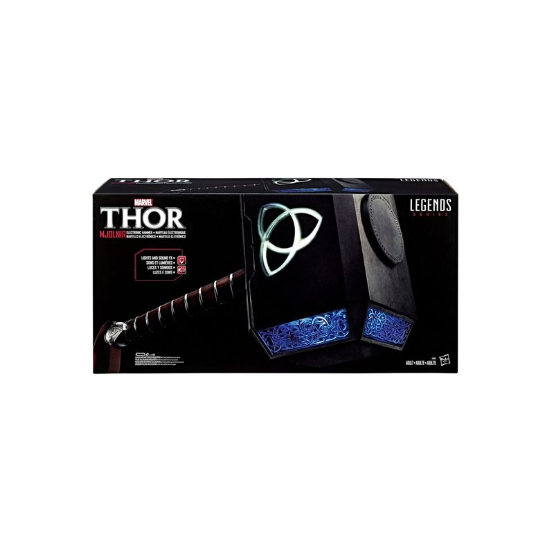 HASBRO - Martillo Electrónico De Thor Marvel Avengers Legends Mjolnir